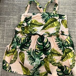Janie and Jack dress. 6-12 months. Tropical.